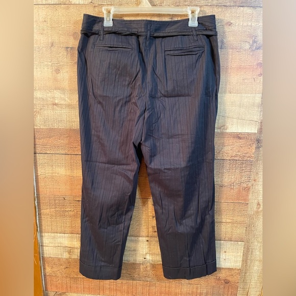 Loft pinstriped pants with belt - Picture 5 of 6